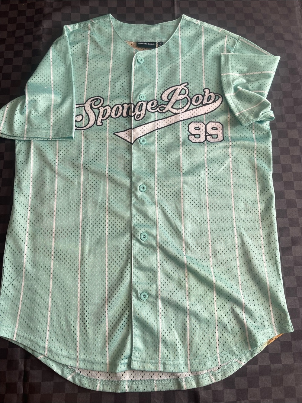 Mint Green SpongeBob Jersey